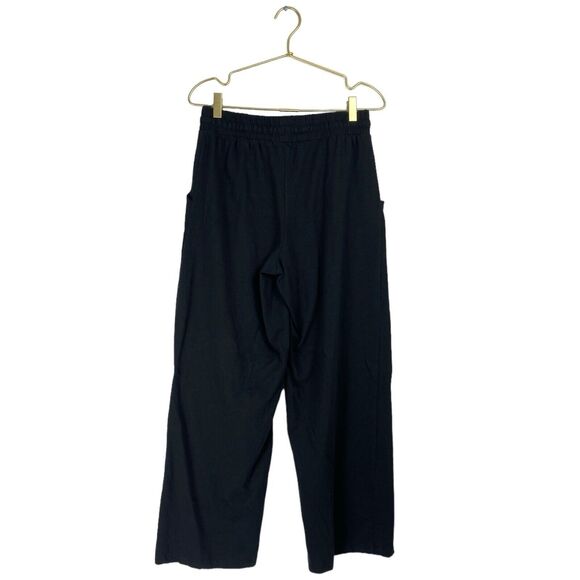 The Sweatshirt Project Womens Size M Jogger Pants Black Drawstring Soft 185 - Picture 5 of 5